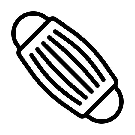 Mask Vector Thick Line Icon For Personal And Commercial Use.の写真素材