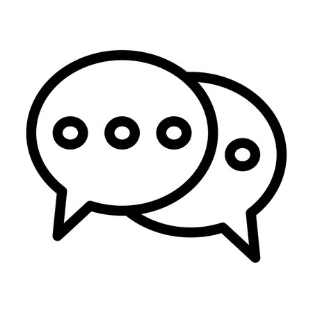 Bubble Chat Vector Thick Line Icon For Personal And Commercial Use.の写真素材