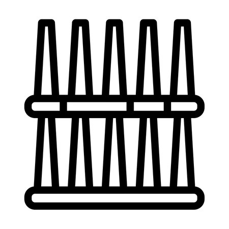 Roman Theater OF Meridsa Vector Thick Line Icon For Personal And Commercial Use.の写真素材