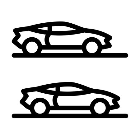 Racing Vector Thick Line Icon For Personal And Commercial Use.の写真素材
