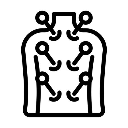 Acupuncture Vector Thick Line Icon For Personal And Commercial Use.の写真素材