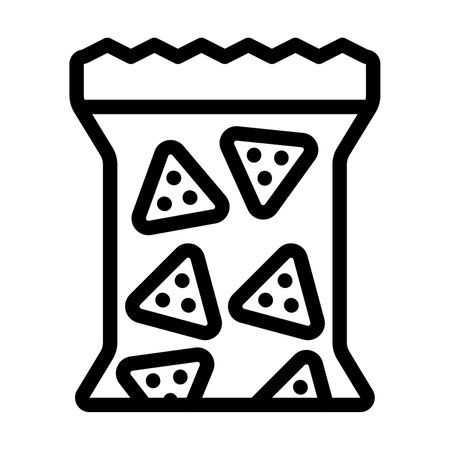 Snack Vector Thick Line Icon For Personal And Commercial Use.の写真素材