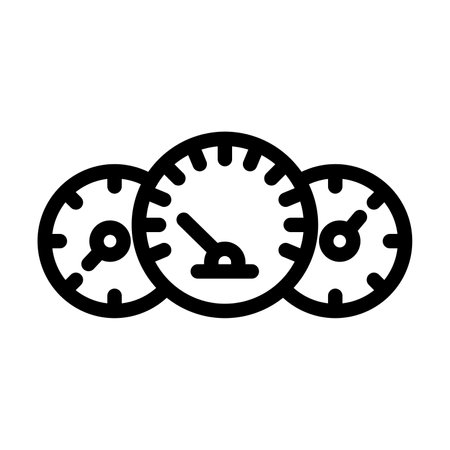 Dashboard Vector Thick Line Icon For Personal And Commercial Use.の写真素材