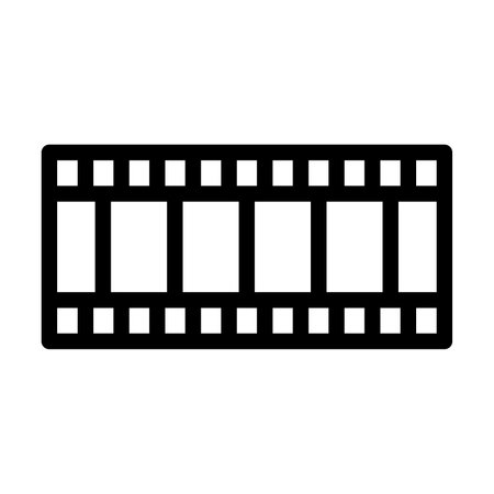 Film Strip Vector Thick Line Icon For Personal And Commercial Use.の写真素材