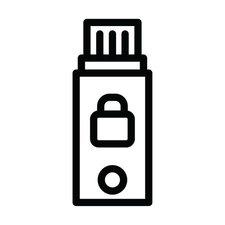 Security Key Vector Thick Line Icon For Personal And Commercial Use.の写真素材
