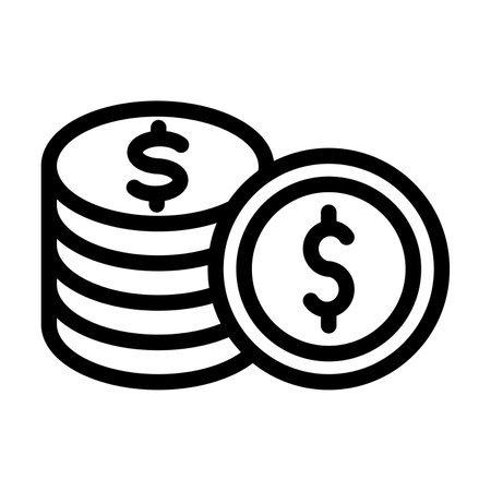 Money Vector Thick Line Icon For Personal And Commercial Use.の写真素材