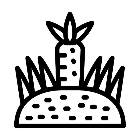 Yucca Vector Thick Line Icon For Personal And Commercial Use.の写真素材