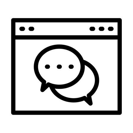 Browser Vector Thick Line Icon For Personal And Commercial Use.の写真素材