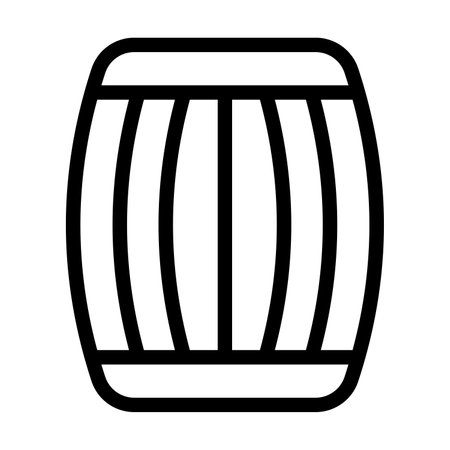 Barrel Vector Thick Line Icon For Personal And Commercial Use.の写真素材