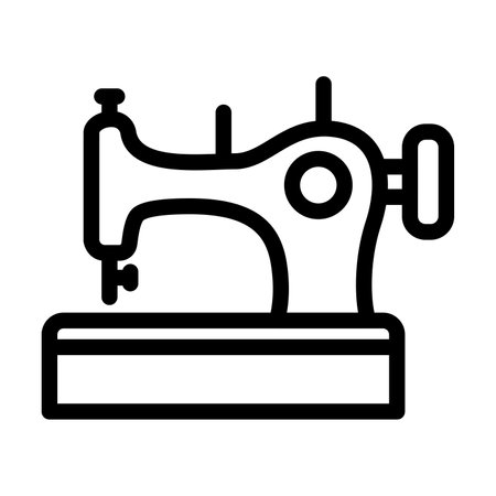 Sewing Machine Vector Thick Line Icon For Personal And Commercial Use.の写真素材