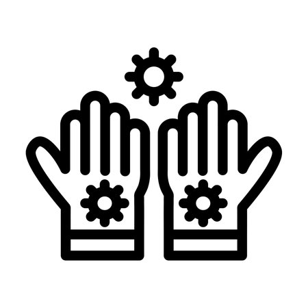 Dirty Hands Vector Thick Line Icon For Personal And Commercial Use.の写真素材