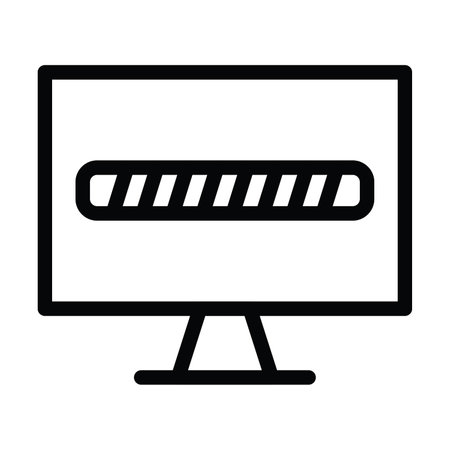 Loading Vector Thick Line Icon For Personal And Commercial Use.の写真素材