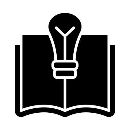 Knowledge Vector Glyph Icon For Personal And Commercial Use.のイラスト素材