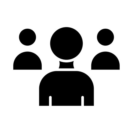 Team Vector Glyph Icon For Personal And Commercial Use.の写真素材