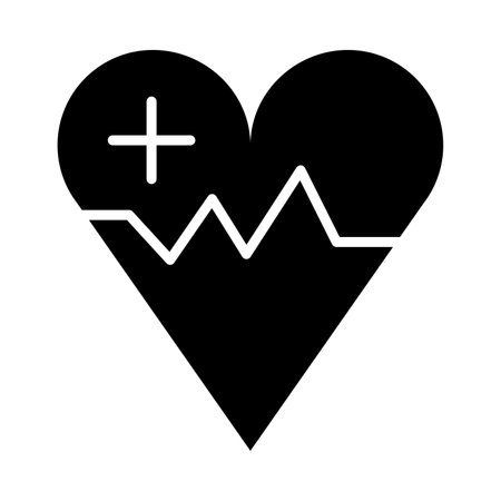 Health Graph Vector Glyph Icon For Personal And Commercial Use.の写真素材