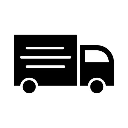 Delivery Truck Vector Glyph Icon For Personal And Commercial Use.の写真素材