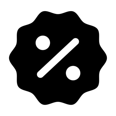 Discount Vector Glyph Icon For Personal And Commercial Use.の写真素材