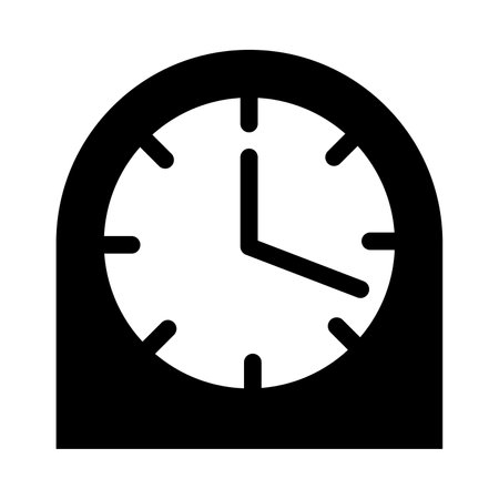 Table Watch Vector Glyph Icon For Personal And Commercial Use.の写真素材