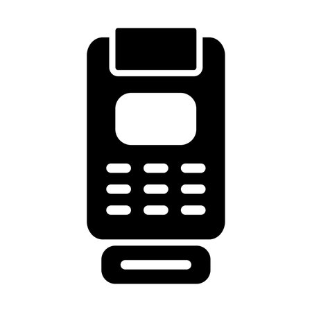 Card Reader Vector Glyph Icon For Personal And Commercial Use.の写真素材