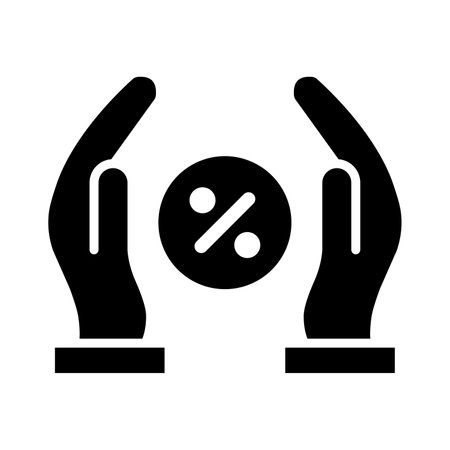 Interest Rate Vector Glyph Icon For Personal And Commercial Use.の写真素材