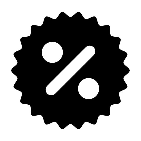 Coupon Vector Glyph Icon For Personal And Commercial Use.の写真素材