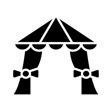 Tent Vector Glyph Icon For Personal And Commercial Use.の写真素材