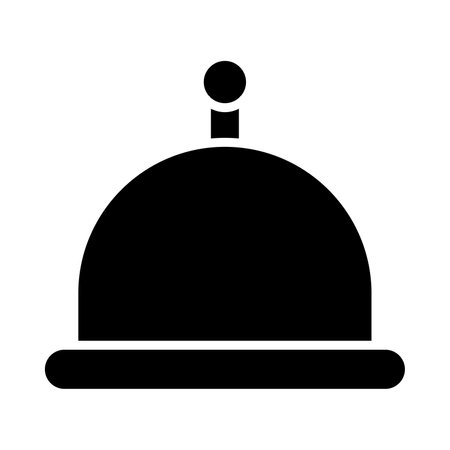 Serving Dish Vector Glyph Icon For Personal And Commercial Use.の写真素材