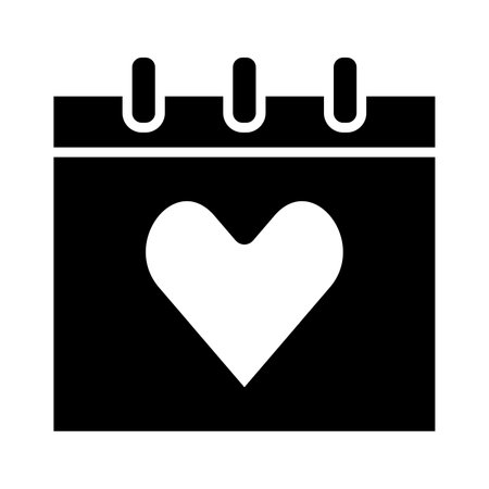 Wedding Day Vector Glyph Icon For Personal And Commercial Use.の写真素材