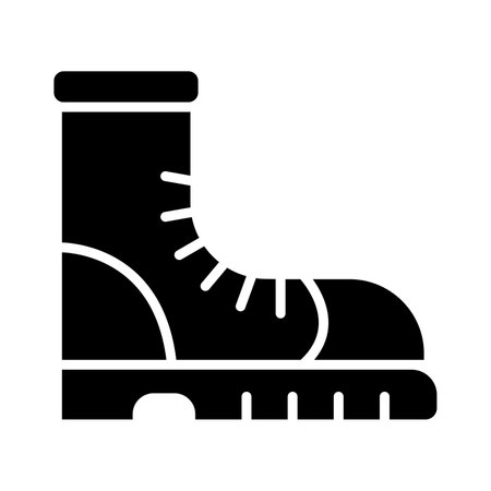 Boot Vector Glyph Icon For Personal And Commercial Use.の写真素材