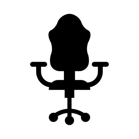 Office chair Vector Glyph Icon For Personal And Commercial Use.の写真素材