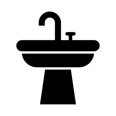 Sink Vector Glyph Icon For Personal And Commercial Use.の写真素材
