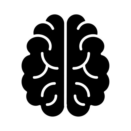 Neurology Vector Glyph Icon For Personal And Commercial Use.のイラスト素材