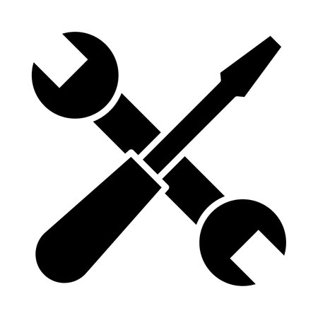 Repair Services Vector Glyph Icon For Personal And Commercial Use.のイラスト素材