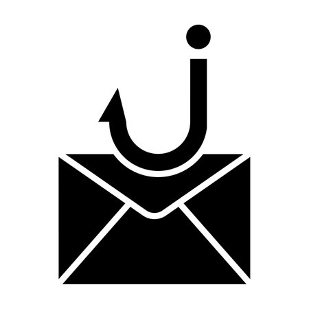 Phishing Vector Glyph Icon For Personal And Commercial Use.のイラスト素材