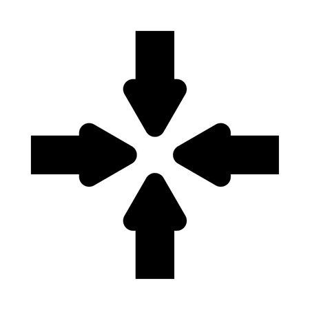 Directional Arrows Vector Glyph Icon For Personal And Commercial Use.のイラスト素材