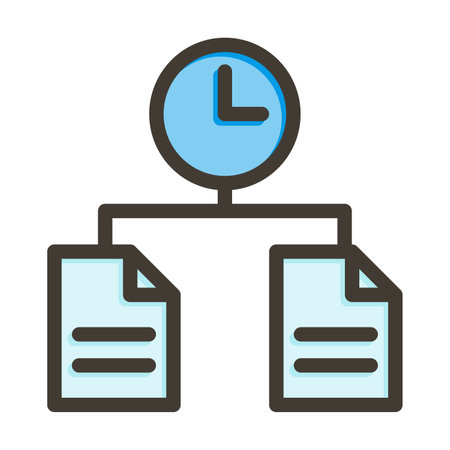 Task Thick Line Filled Colors For Personal And Commercial Use.のイラスト素材