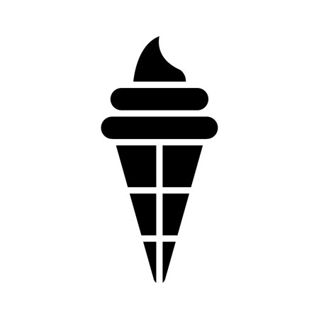 Ice Cream Vector Glyph Icon For Personal And Commercial Use.のイラスト素材