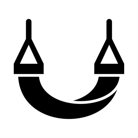 Hammock Vector Glyph Icon For Personal And Commercial Use.のイラスト素材