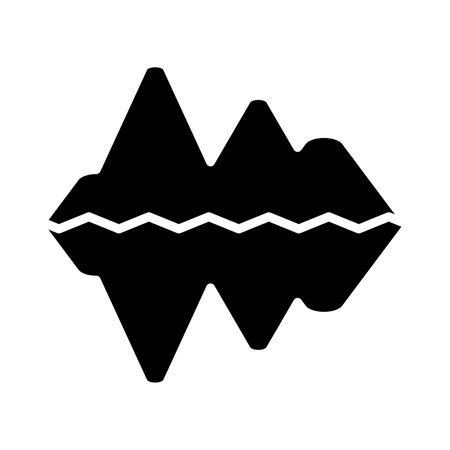 Iceberg Vector Glyph Icon For Personal And Commercial Use.のイラスト素材