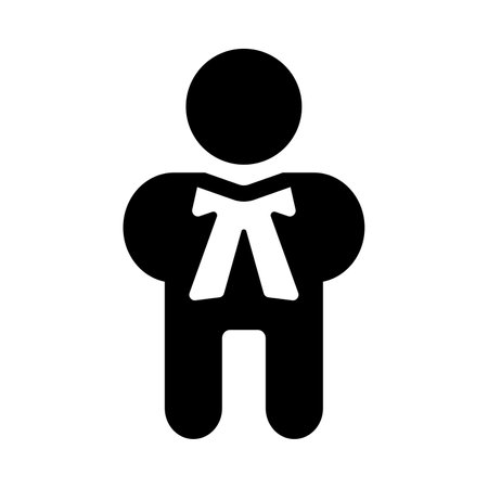 Lawyer Vector Glyph Icon For Personal And Commercial Use.のイラスト素材