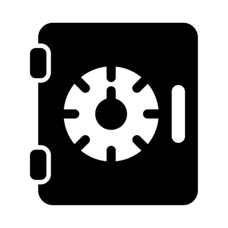 Locker Vector Glyph Icon For Personal And Commercial Use.のイラスト素材