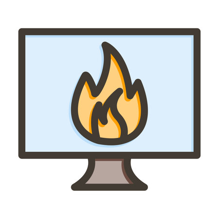 Damage Thick Line Filled Colors For Personal And Commercial Use.の写真素材