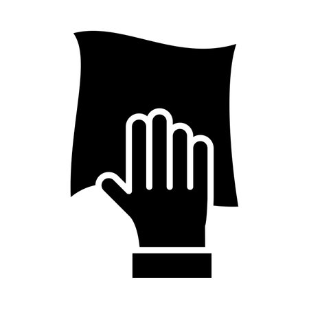 Dusting Vector Glyph Icon For Personal And Commercial Use.のイラスト素材