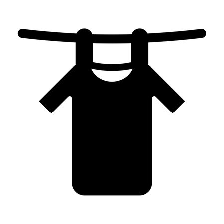 Drying Vector Glyph Icon For Personal And Commercial Use.のイラスト素材