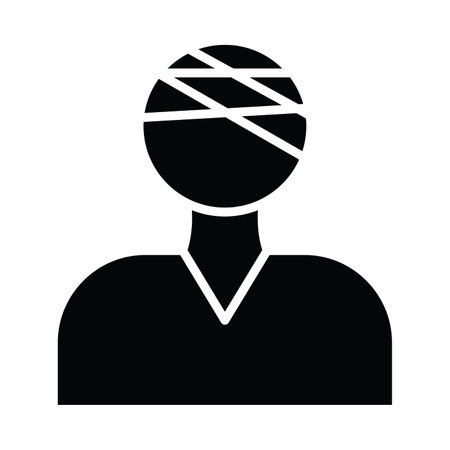 Patient Vector Glyph Icon For Personal And Commercial Use.のイラスト素材