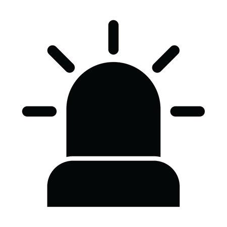 Emergency Vector Glyph Icon For Personal And Commercial Use.のイラスト素材