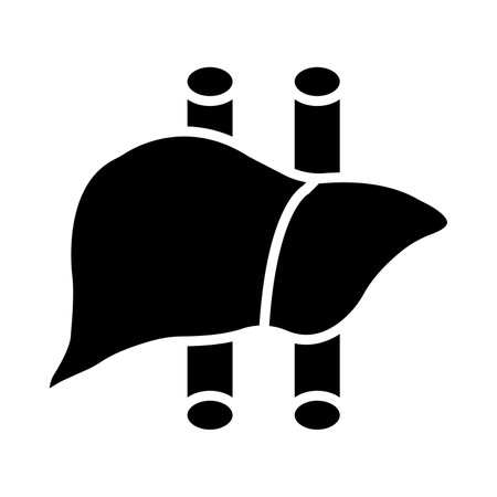Liver Vector Glyph Icon For Personal And Commercial Use.のイラスト素材