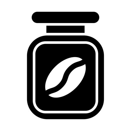 Coffee Bottle Vector Glyph Icon For Personal And Commercial Use.のイラスト素材