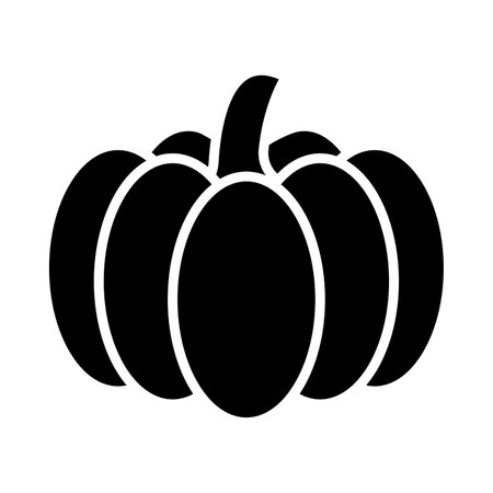 Pumpkin Vector Glyph Icon For Personal And Commercial Use.のイラスト素材
