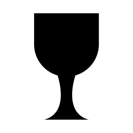 Goblet Vector Glyph Icon For Personal And Commercial Use.のイラスト素材
